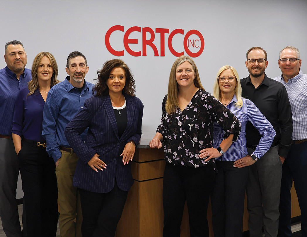 The Certco Executive Team lienup
